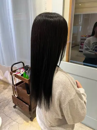 ロング カラー 🌱ぱっつとボブカ ット🌱/Ryotaのヘアスタイル