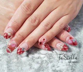 セミロング ネイル Fa.Stella ファステラ のネイルデザイン