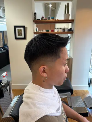ショート BARBER SHOP DALIE third所属・Hiroto (フェードカット)のヘアスタイル