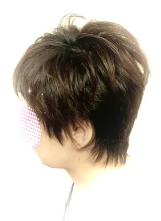 カラー パーマ 田辺 眞波のヘアスタイル