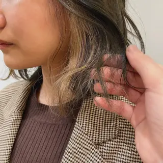 ミディアム カラー 🍊mai🍊 似合わせパーマのヘアスタイル