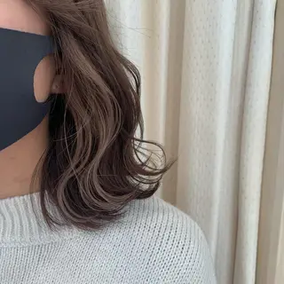 ミディアム カラー SALOWIN川崎WEST店所属・🌷川崎/アレンジ/ 暖色ボブ/コトネ🌷のヘアスタイル