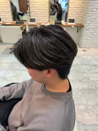 ショート カラー パーマ メンズ 0円カットモデル募集 /瀧澤 陽奈 ☾ᐝのヘアスタイル