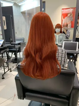 ロング カラー raika .のヘアスタイル