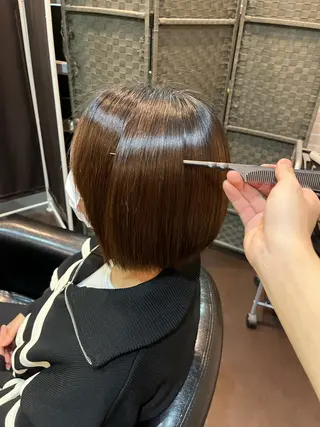 ショート パーマ 🫧透明感カラー🫧 福田凌央のヘアスタイル
