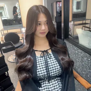 ロング カラー 髪質改善⭐️縮毛矯正 吉祥寺⭐️Rinaのヘアスタイル