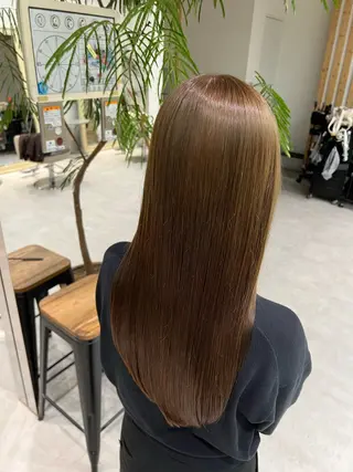 ロング カラー 晶/艶髪カラー /トリートメントのヘアスタイル