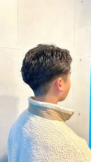 ショート パーマ メンズ 湘南のパーマ職人 🔥清水琉葵🔥のヘアスタイル