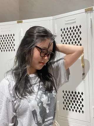 ロング カラー 🍐透明感カラー🍐 レイヤーカットのヘアスタイル