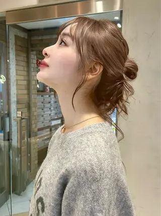 カラー ヘアアレンジ 吉田 晴香のヘアスタイル