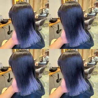 ミディアム カラー レイヤー×髪質改善 マネージャー安藤光司のヘアスタイル