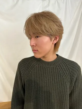 ミディアム 渋谷 ミモザワークス タニグチヨシユキのヘアスタイル