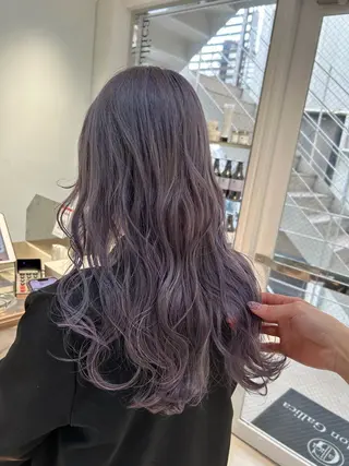 ロング カラー ヘアアレンジ 《暖色/韓国hair 》🇰🇷桑原ユキネのヘアスタイル