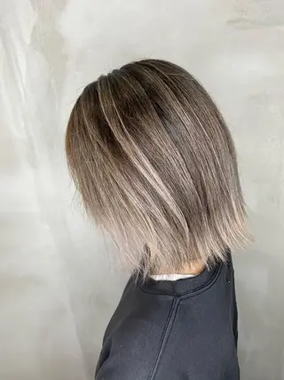 ショート カラー ヘアアレンジ Belle hair Design青野大貴のヘアスタイル