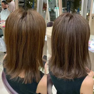 ミディアム 韓国ヘア/レイヤー 🇰🇷/艶髪/長橋のヘアスタイル