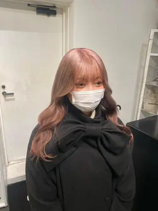 ロング カラー 🎀ツヤ髪韓国網紅 ヘアミカ🎀のヘアスタイル