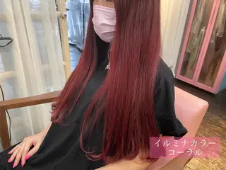 ロング カラー Pages所属・カラーモデル募集ෆ SAEのヘアスタイル