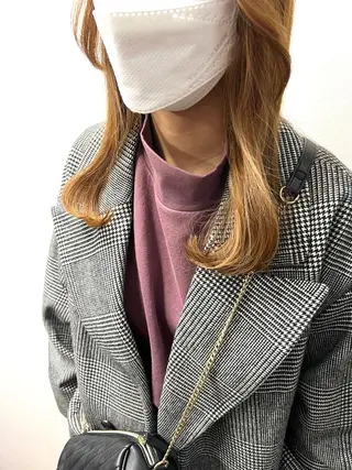 セミロング Eleanor 池袋 ミカのヘアスタイル