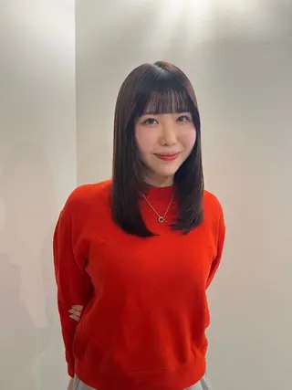 セミロング JOULE'S（ジュール）所属・JOULE'S natsukiのヘアスタイル