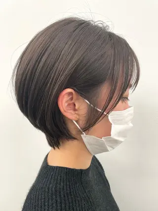ショート カラー 笠原 健人のヘアスタイル