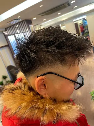 ショート メンズ peakshair所属・艶々になる髪質改善 𝒀𝑼𝑻𝑶のヘアスタイル