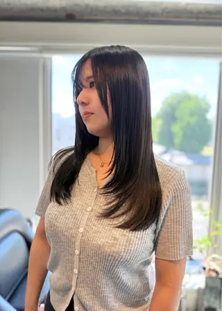 セミロング 井口 陽来のヘアスタイル