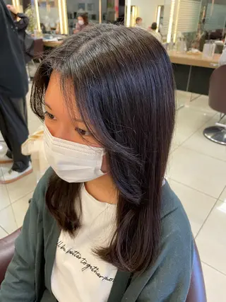 セミロング haf店長 ✂︎タカハシレン✂︎のヘアスタイル