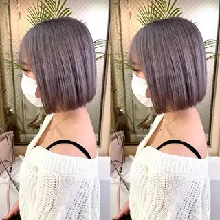 ショート カラー ✨弱酸性縮毛矯正✨ ✨髪質改善✨hiroのヘアスタイル