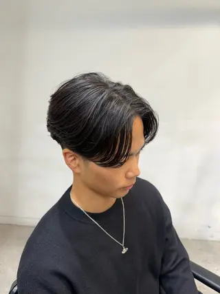ミディアム パーマ メンズ Men's salon fifth 渋谷【メンズサロン フィフス】所属・fifth/堀 佳樹のヘアスタイル