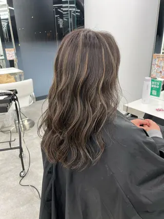 セミロング カラー 森龍馬 メンズ専門美容師のヘアスタイル