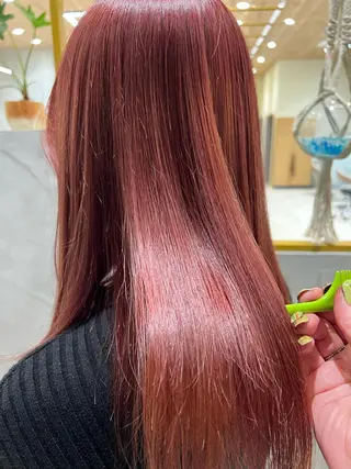 ミディアム カラー 🦋店長🦋 ほんさわ みずきのヘアスタイル