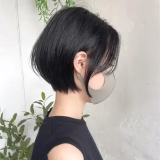 ショート カラー 京都大人女性ショート 徒歩1分/秋山のヘアスタイル