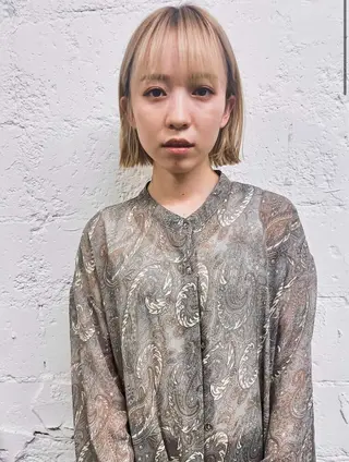 ショート カラー MIKU 岡山／倉敷のヘアスタイル