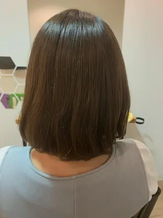 ミディアム 多田 彩香のヘアスタイル