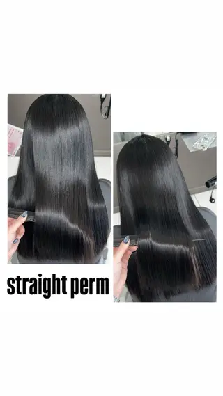 ロング パーマ レイヤーカット/ボブ 🪐花木 香菜のヘアスタイル