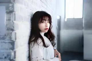 セミロング ブリーチカラー🌈 石垣翔太のヘアスタイル