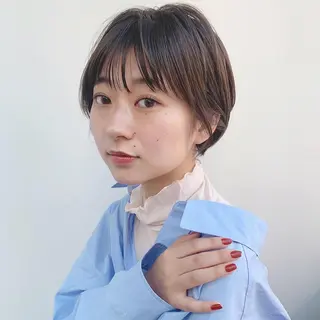 ショート カラー 🌱小顔ヘア/ボブ ミディアム/双葉🌱のヘアスタイル