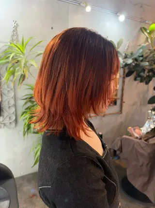 ミディアム モリモト サナのヘアスタイル