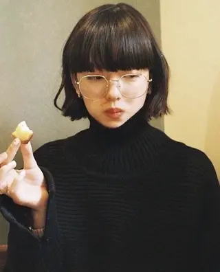 ミディアム ボブ/似合わせカット /ニュアンスカラーのヘアスタイル