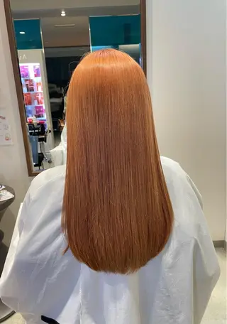 ロング カラー Spin hair 檜垣菜愛のヘアスタイル