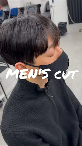 ショート ヘアアレンジ メンズ Ryo横浜韓国ヘア/ ハイトーン/縮毛矯正のヘアスタイル