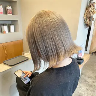 ショート カラー 水戸/ブリーチカラー ♠️♠️會澤遼真のヘアスタイル