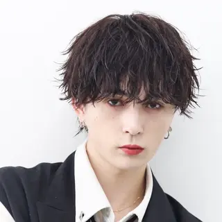 ショート カラー パーマ メンズ 🔥メンズ🔥かっこ いいが正義！代表柿崎のヘアスタイル