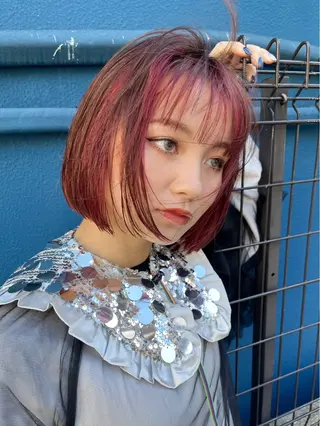 ショート カラー ness ネスのヘアスタイル