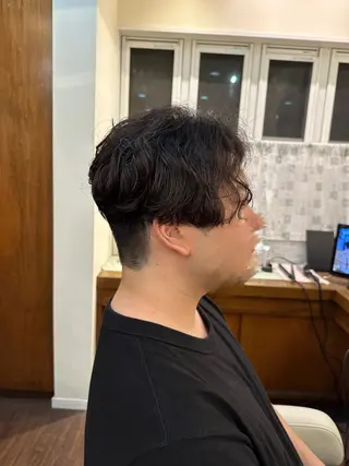 パーマ メンズ BAROA中村橋所属・濱野 黎士のヘアスタイル
