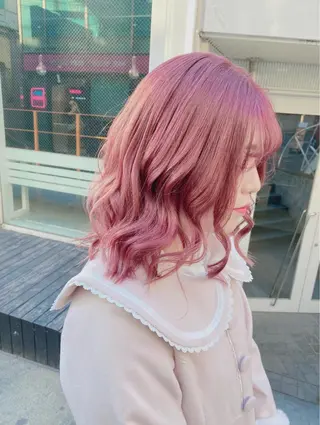 ミディアム カラー 🧸ミルクティー🧸 kousei🧸のヘアスタイル