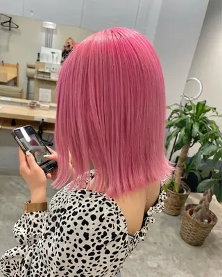 ミディアム SAEKI【ior 】北千住店ブリーチのヘアスタイル