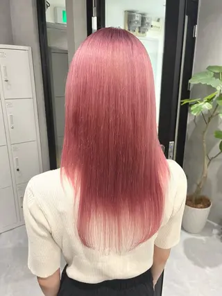 セミロング カラー 🦩梅田暖色カラー 🦩Mioのヘアスタイル