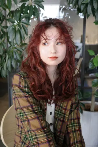 ロング 💫パーマモデル募集 河野瑠太のヘアスタイル