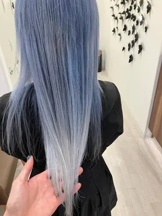 ロング カラー Re:st所属・Miyavi/カラー ショートボブのヘアスタイル